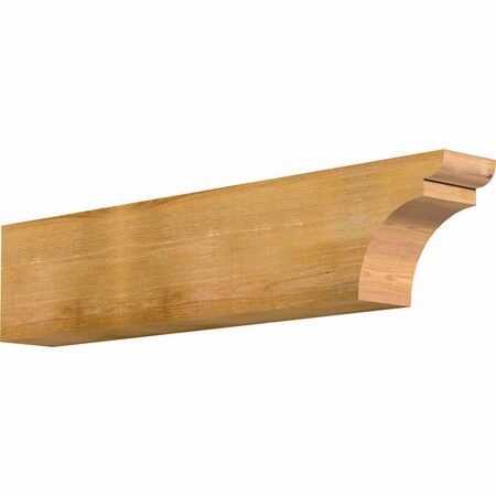 Ekena Millwork Yorktown Rough Sawn Rafter Tail, Western Red Cedar, 6"W x 10"H x 48"L RFT06X10X48YOR00RWR